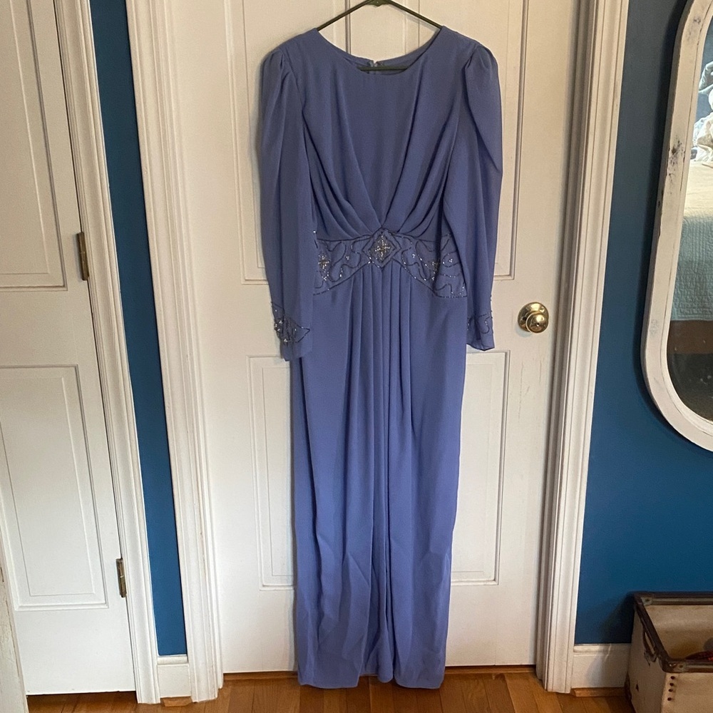 Vintage Periwinkle Gown